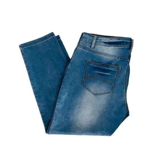 Max Jeans Light Blue Crop Size 12 - Picture 1 of 5